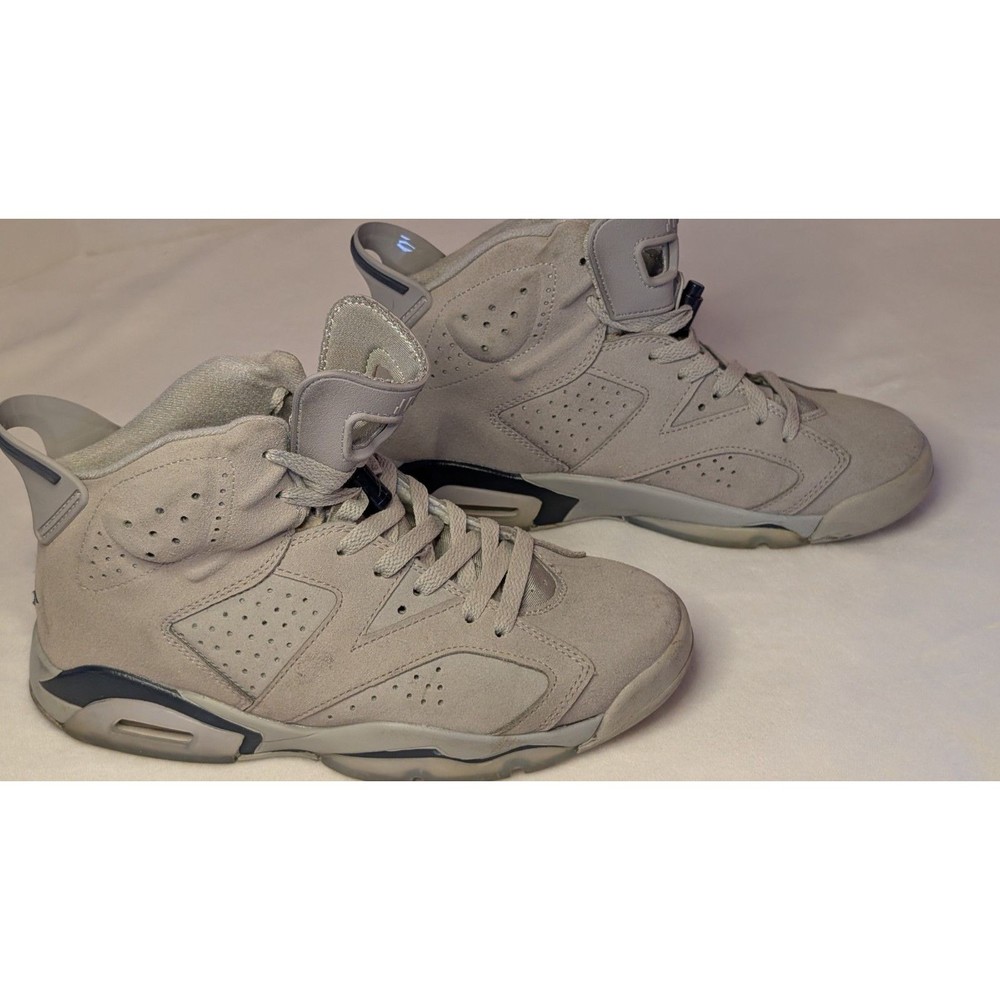 Air Jordan 6 VI Mid Georgetown Retro Men's Size-7 Grey/Blue Sneakers CT8529-012